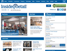 Tablet Screenshot of insideretail.com.au